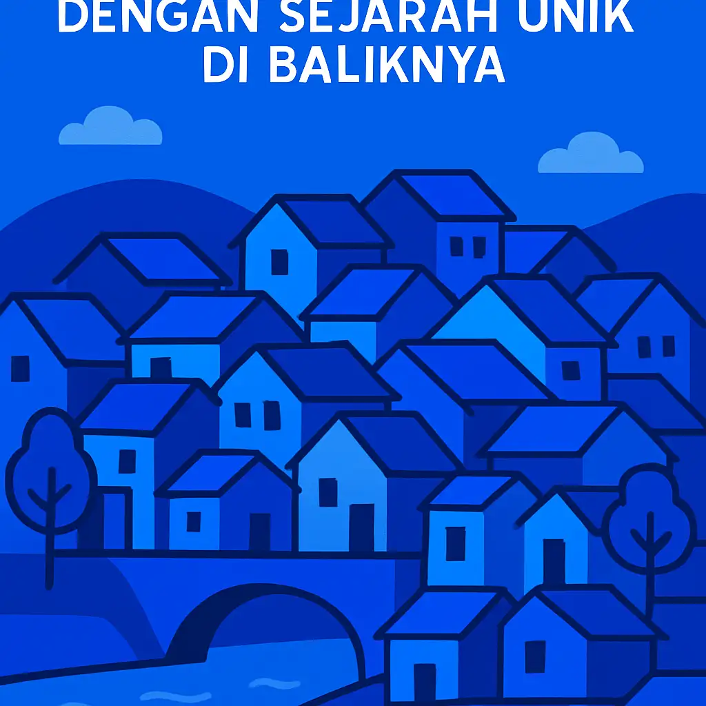 Kampung Warna-warni dengan Sejarah Unik di Baliknya